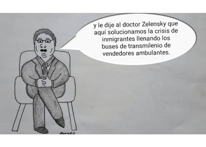 Caricatura: Asesoría internacional