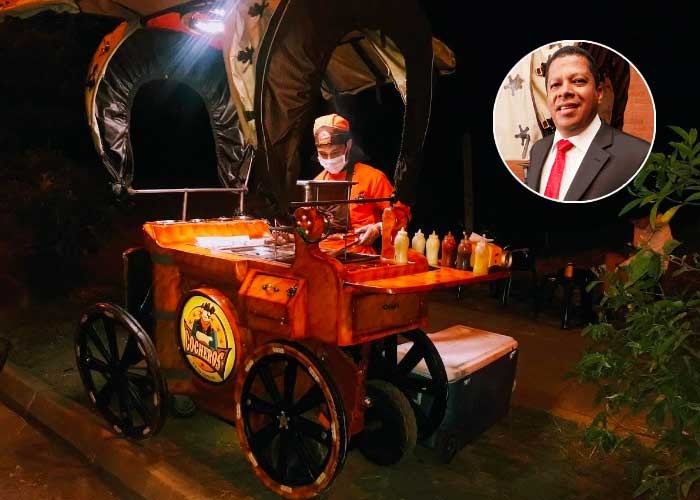 EL dueño de las hamburguesas callejeras que invadieron las calles de Bogotá