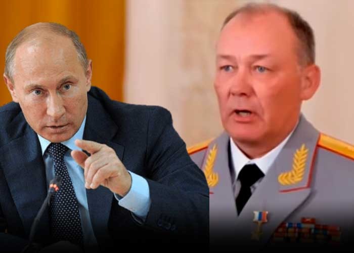 Putin puso de cabeza del ejército al general 