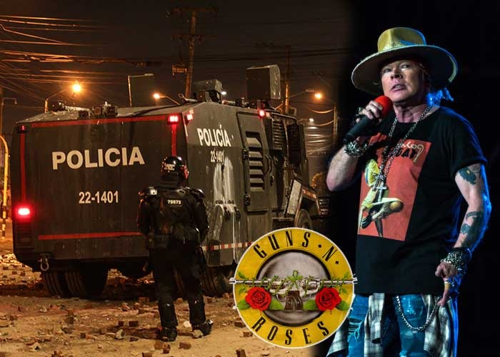 El coronel de la policía de Bogotá al que casi mata Axl Roses