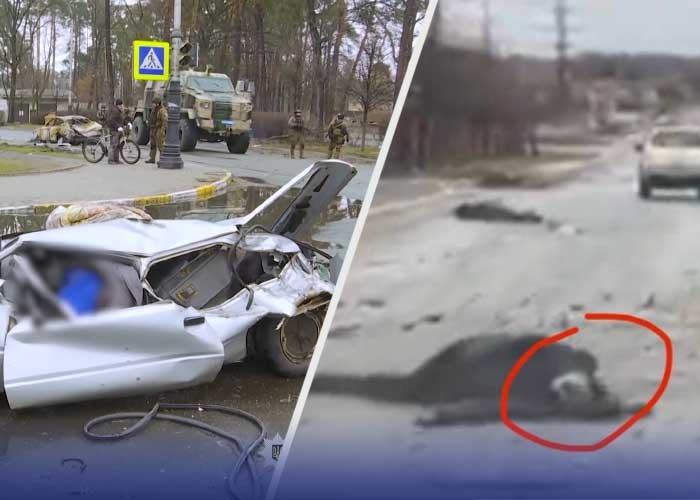 La huella de horror de los rusos en Bucha