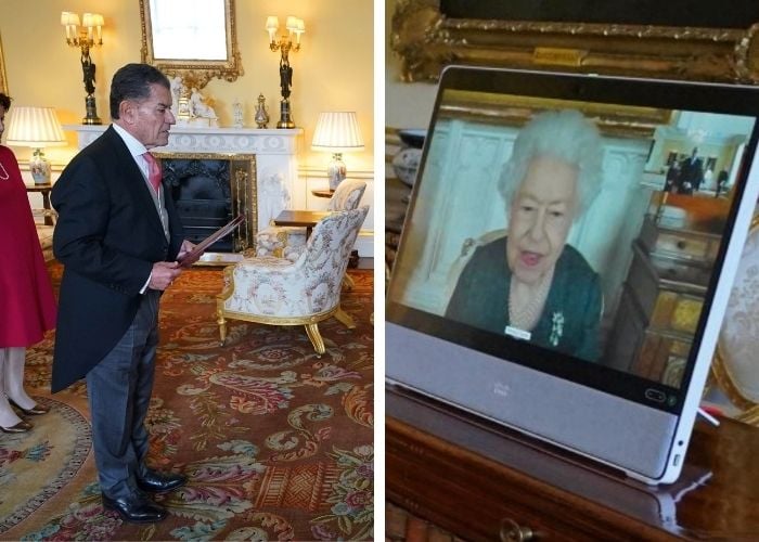 Lánguido y con bajo perfil: recibimiento de la Reina Isabel al nuevo Embajador de Colombia en Reino Unido