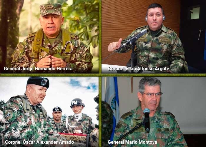 Seis oficiales condenados por relaciones con narcos le tapan la boca al general Zapateiro