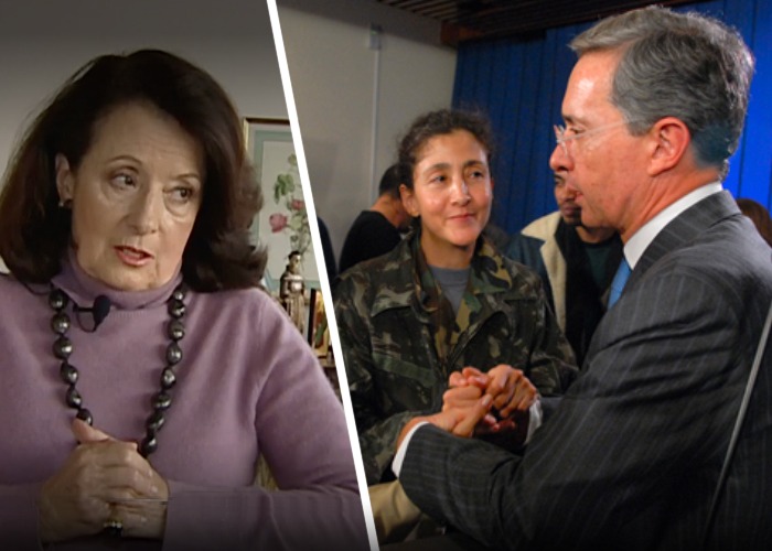 Seducida por Uribe, Ingrid olvidó los encontrones de su mamá con él