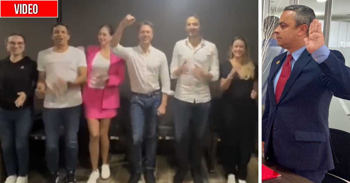 Con la canción ‘Bella Ciao’ el alcalde Quintero y su combo se burlan y despiden a su reemplazo