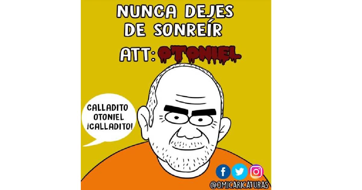 Caricatura: Nunca dejes de sonreír
