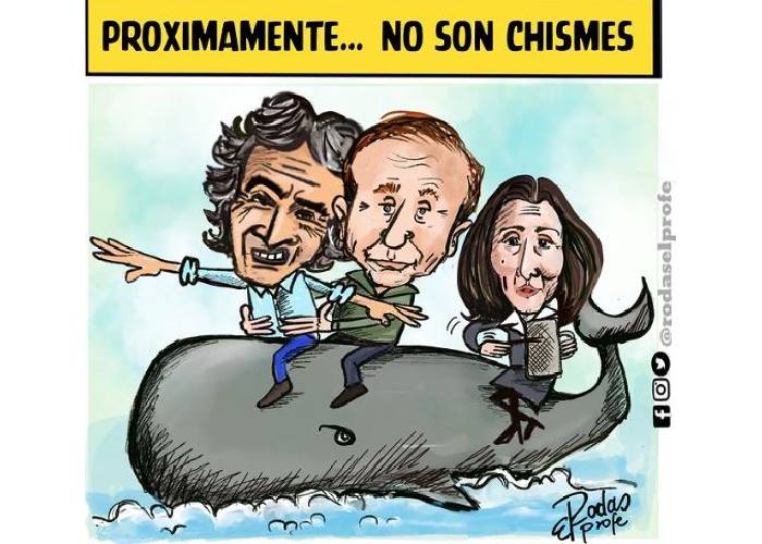 Caricatura: Conjunto ballenero a la vista
