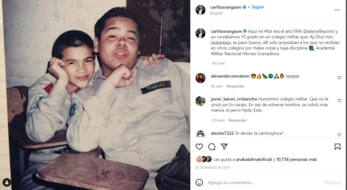 No le come a nadie: el provocativo y picante Instragram de Carlitos Vargas - -- Las2orillas - No le come a nadie: el provocativo y picante Instragram de Carlitos Vargas
