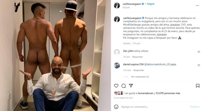 No le come a nadie: el provocativo y picante Instragram de Carlitos Vargas - -- Las2orillas - No le come a nadie: el provocativo y picante Instragram de Carlitos Vargas