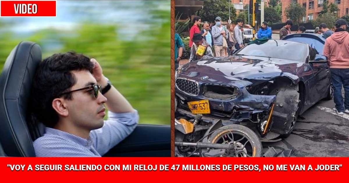 El niño bien dueño de Rolex, Cartiers y BMW, que no se dejó matar de ladrones al norte de Bogotá