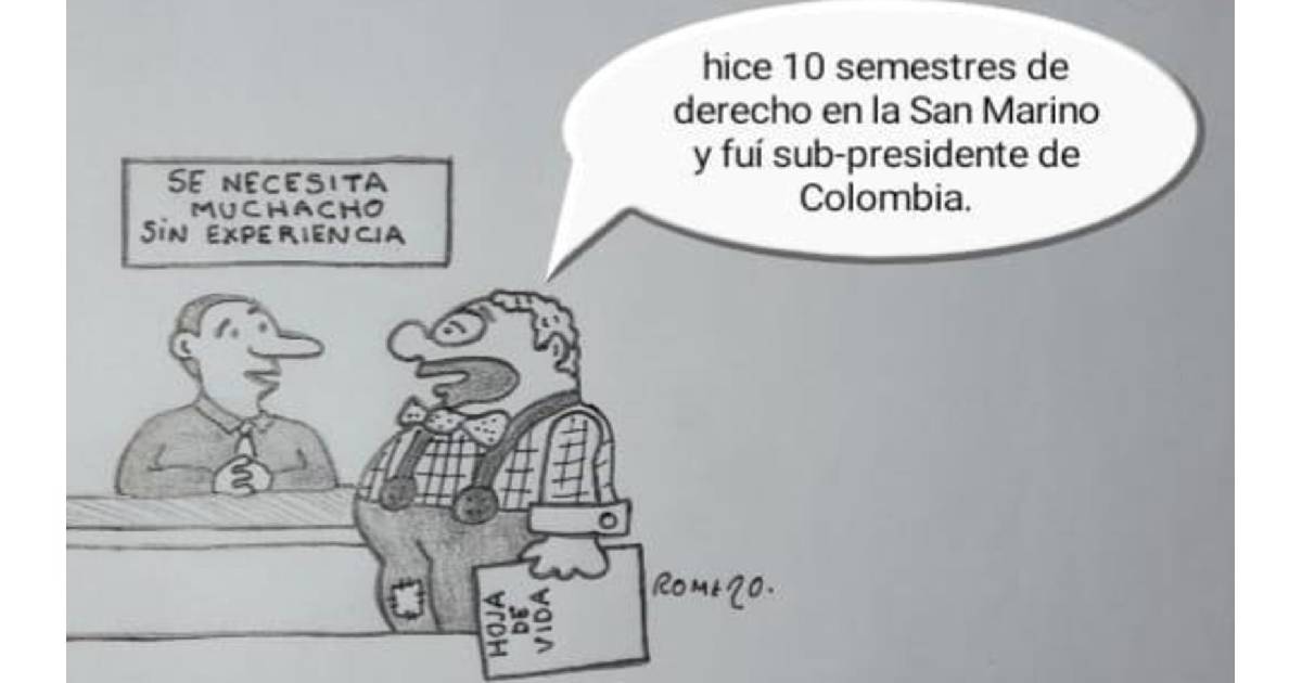 Caricatura: Iván Duque busca empleo