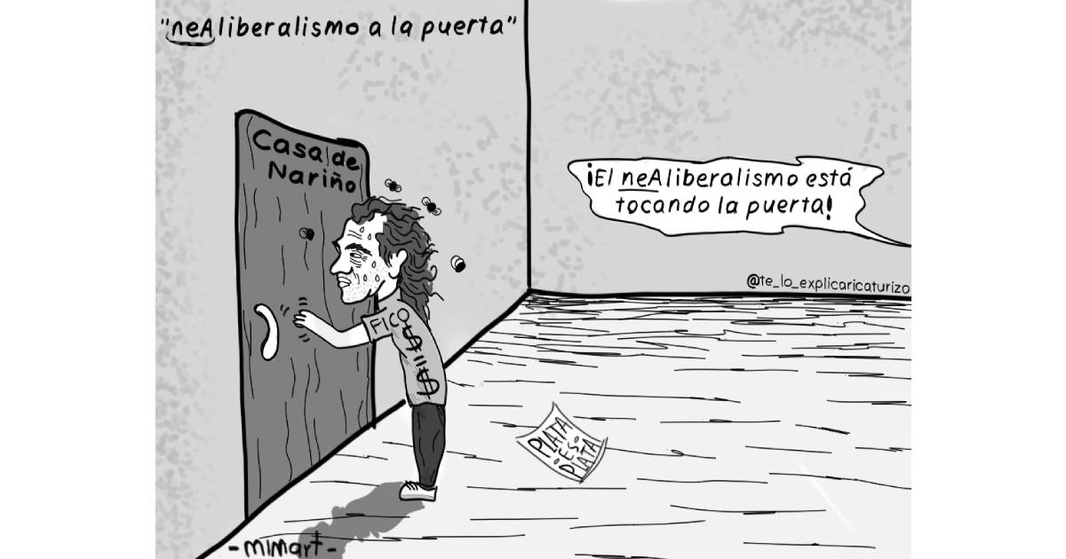 Caricatura: NEAliberalismo a la puerta