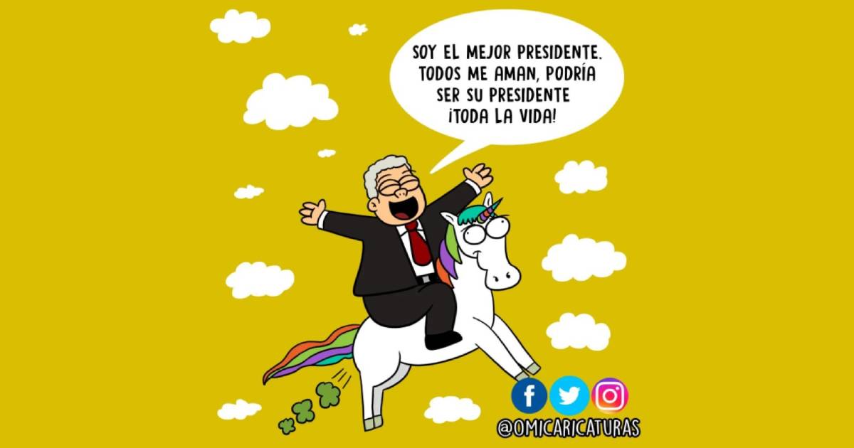 Caricatura: El mejor presidente del mundo