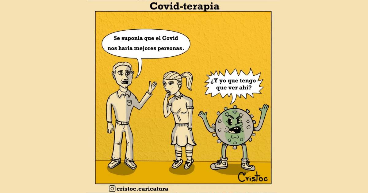 Caricatura: Covid-terapia