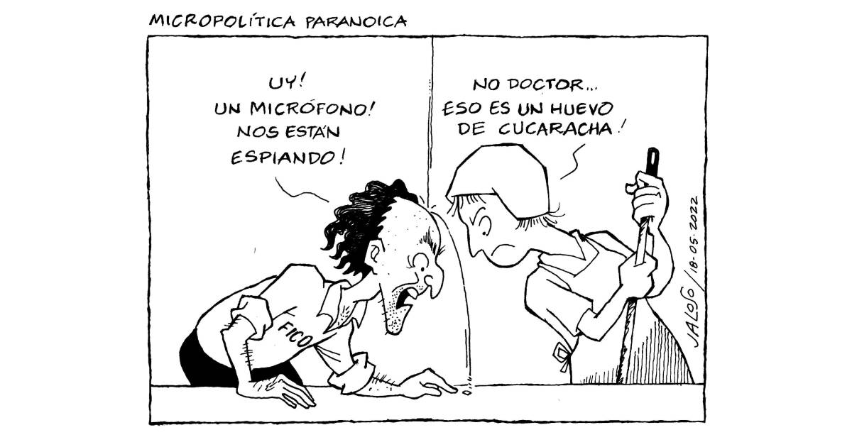 Caricatura: Micropolítica paranoica