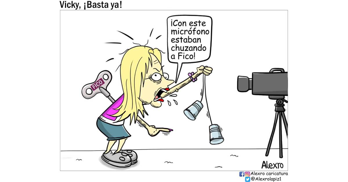 Caricatura: ¡Vicky, basta ya!