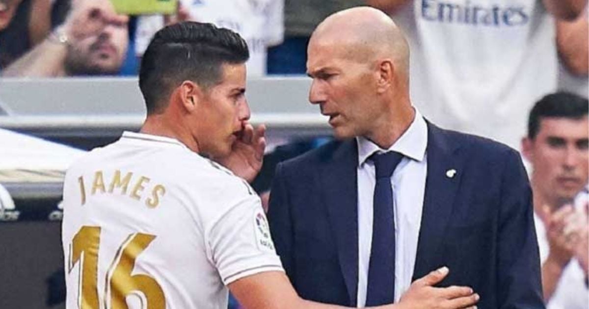 El record que Zidane nunca podrá quitarle a James Rodríguez ¿por eso lo odio siempre?
