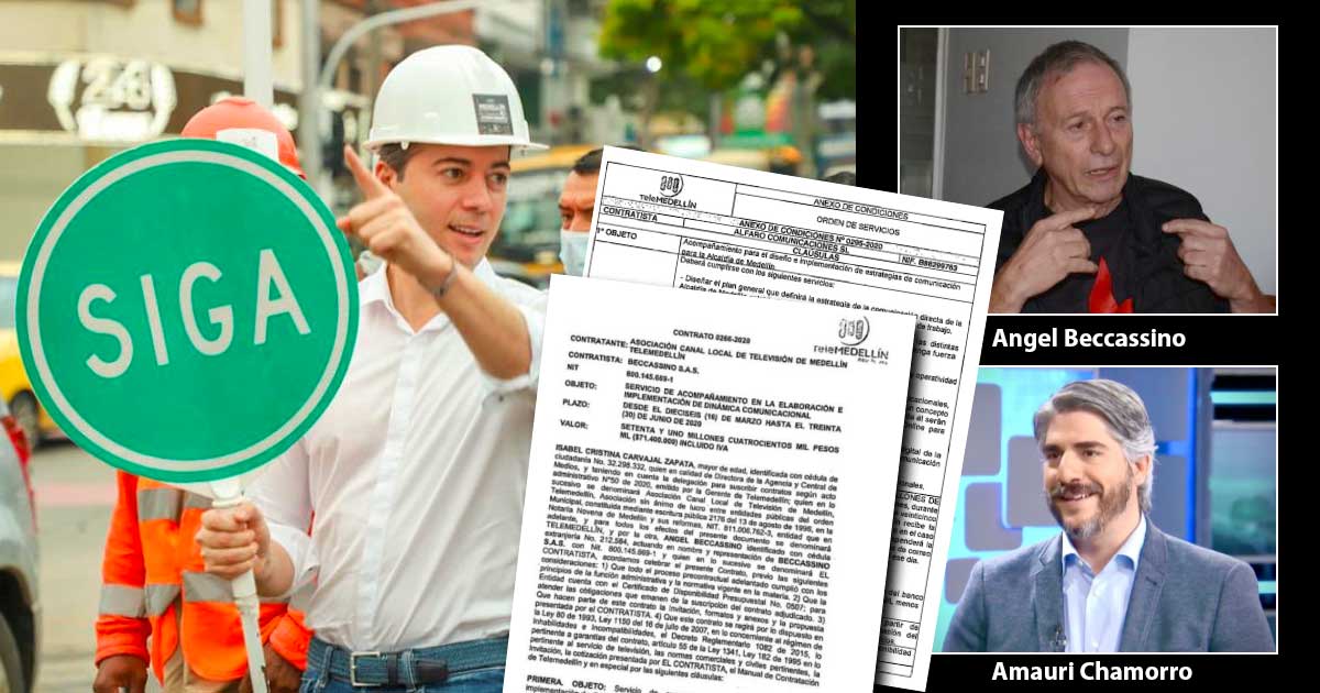 La costosa imagen de Daniel Quintero en manos de dos extranjeros