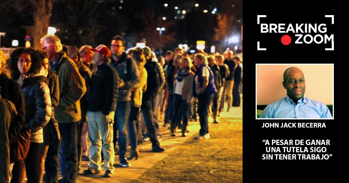 “Por ser negro nadie me da trabajo”