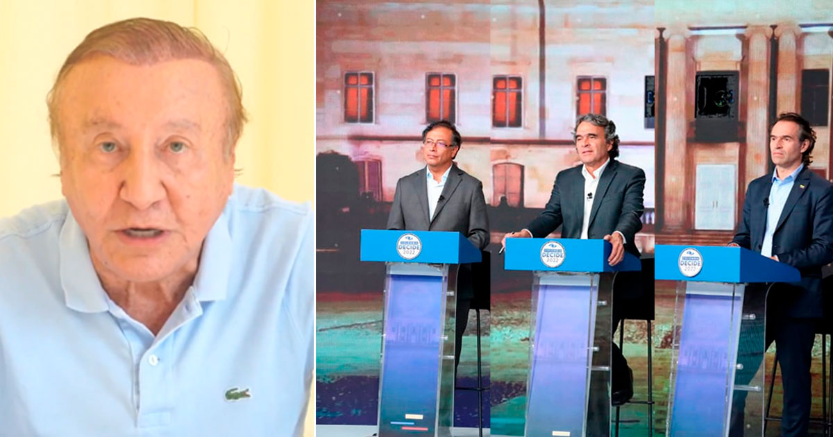 ¿A Rodolfo Hernández le dio miedo el debate contra Petro, Fico y Fajardo en Noticias Caracol?