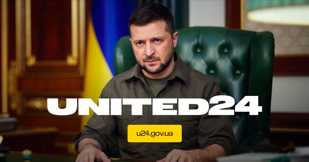 Zelenski lanza un página web para recaudar fondos para Ucrania
