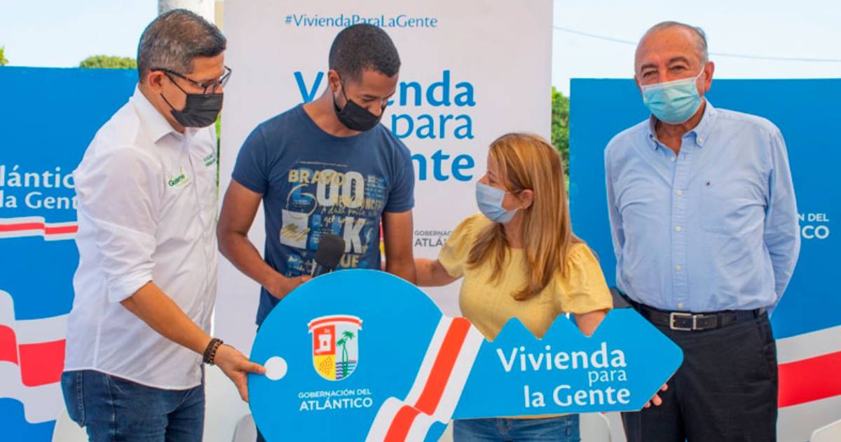Vivienda para la Gente: 1.312 familias han recibido el subsidio de la Gobernación del Atlántico