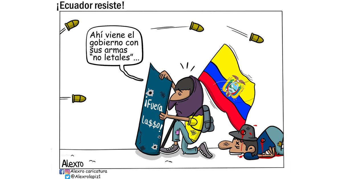 Caricatura: ¡Ecuador resiste!