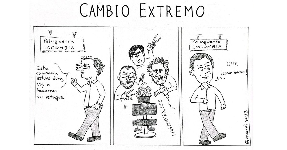 Caricatura: Cambio extremo