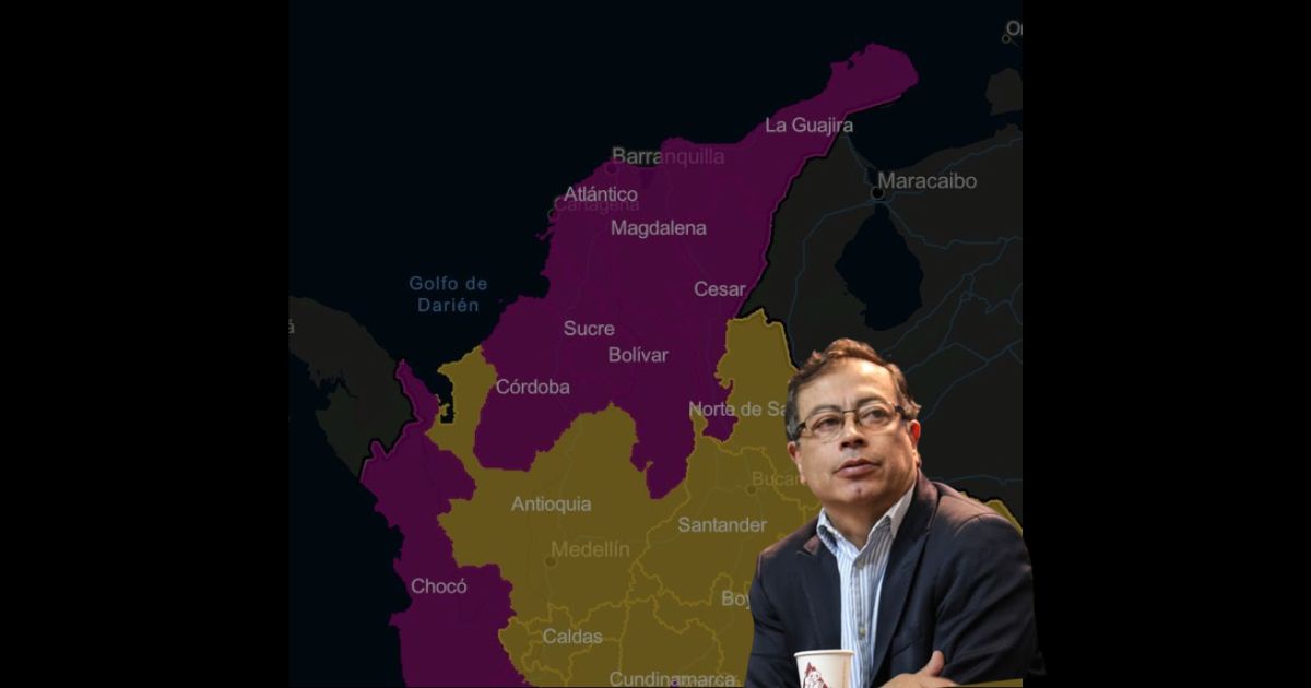 La costa atlántica sentó a Petro en la Casa de Nariño