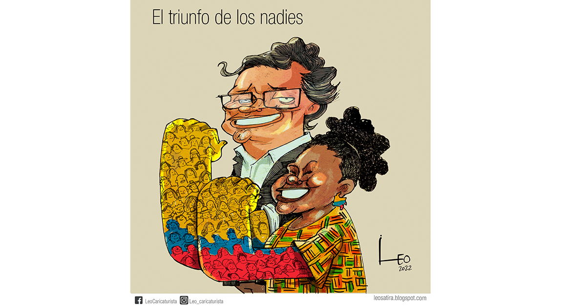 Caricatura: El triunfo de los nadies