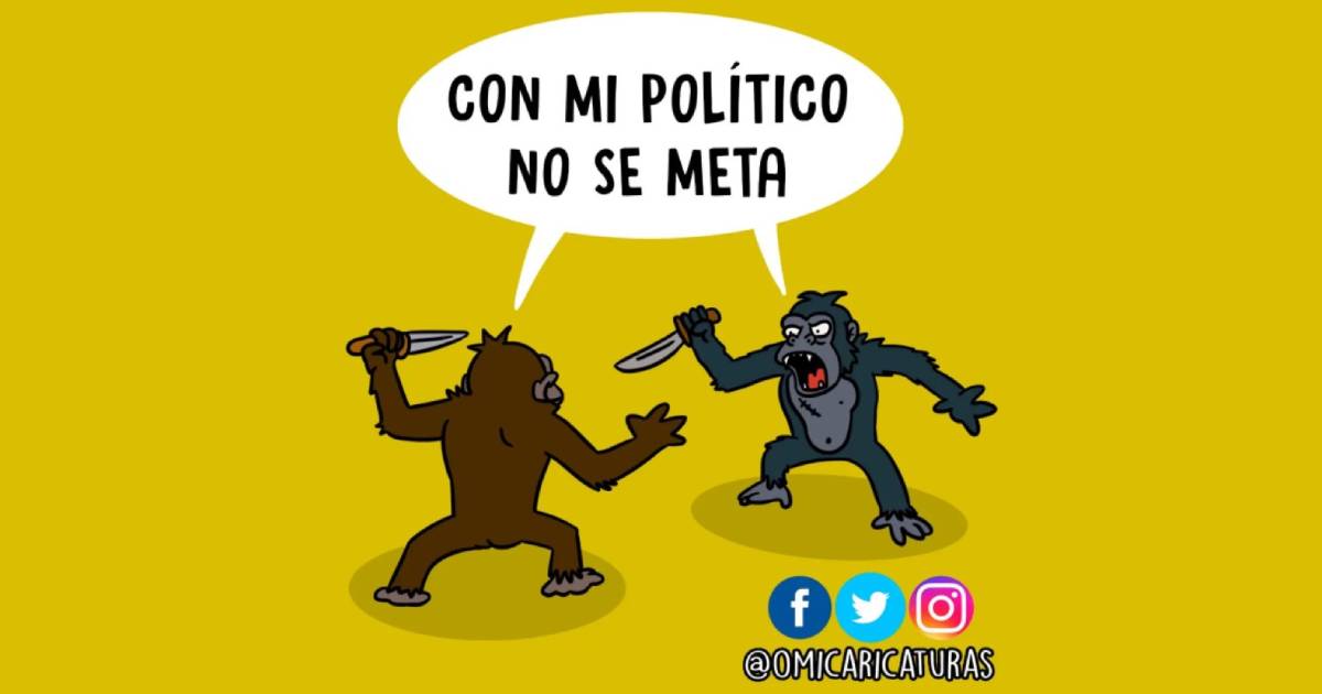 Caricatura: Con mi política no se meta