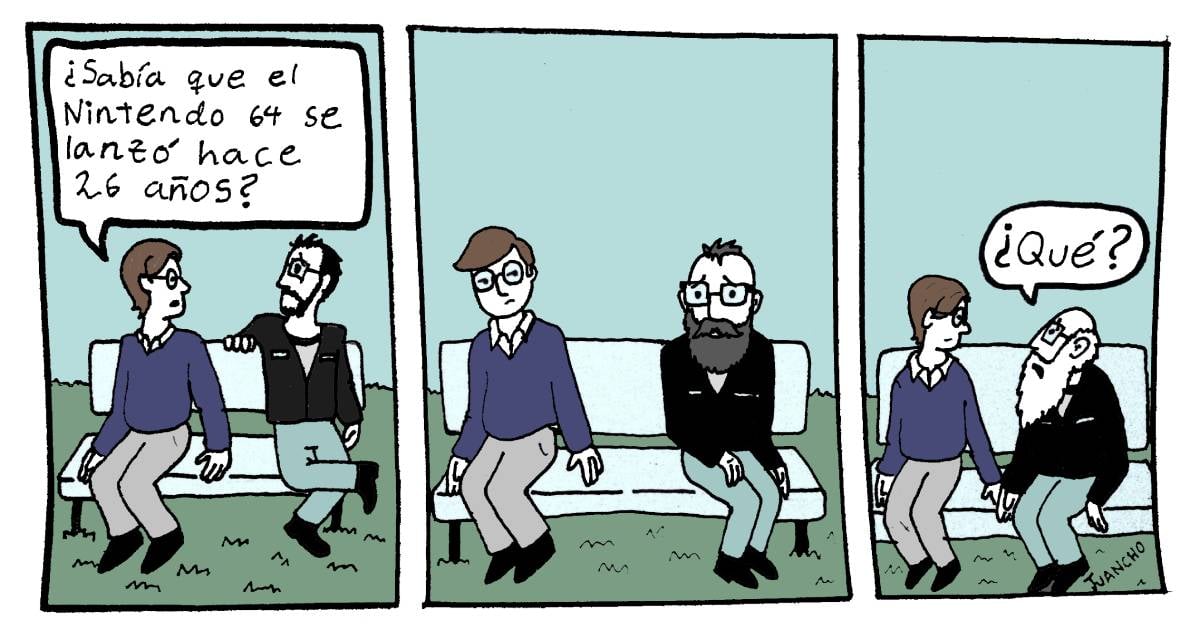 Caricatura: Cosas de viejenials