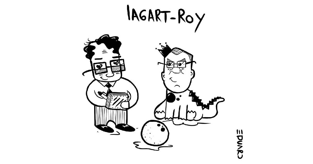Caricatura: Lagart Roy