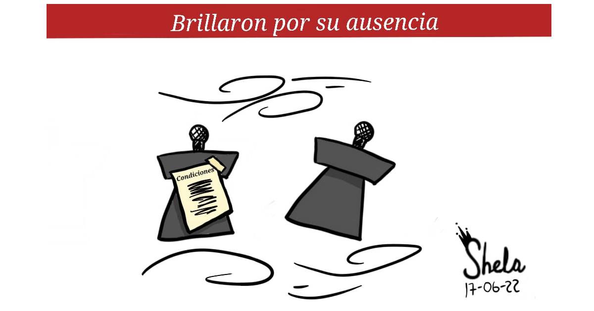 Caricatura: Brillaron por su ausencia