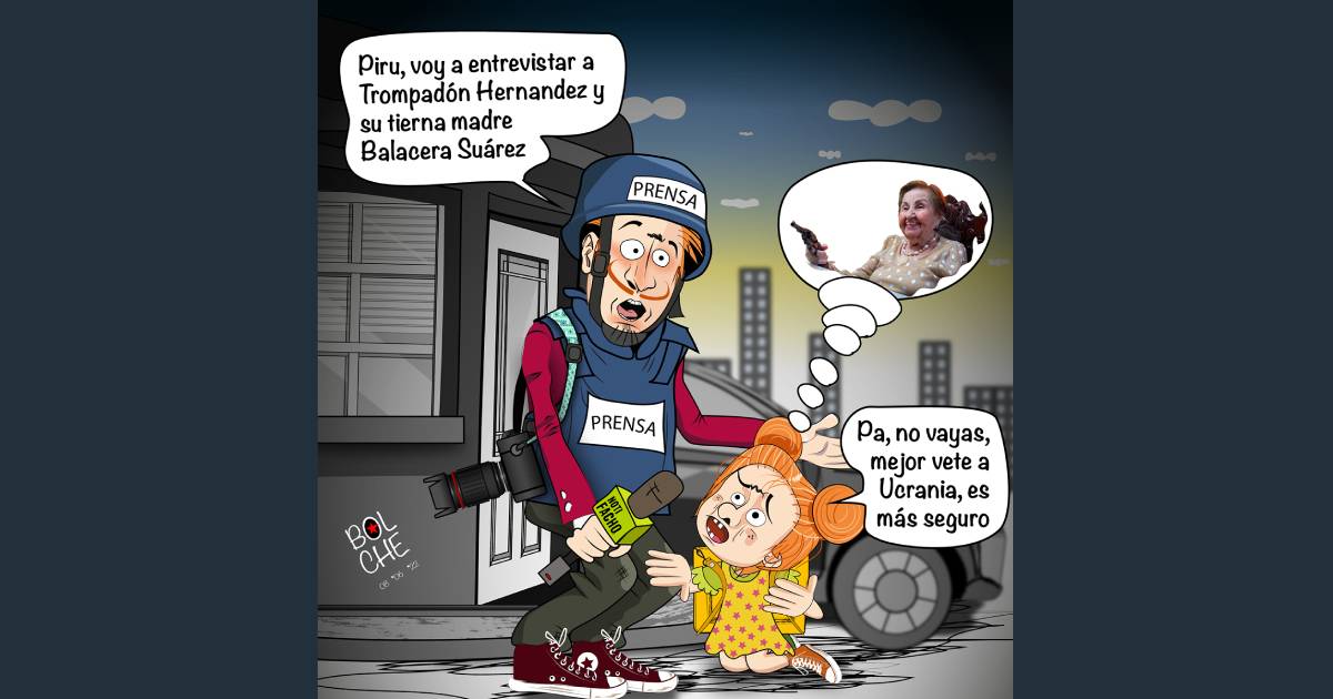 Caricatura: Corresponsal de Guerra