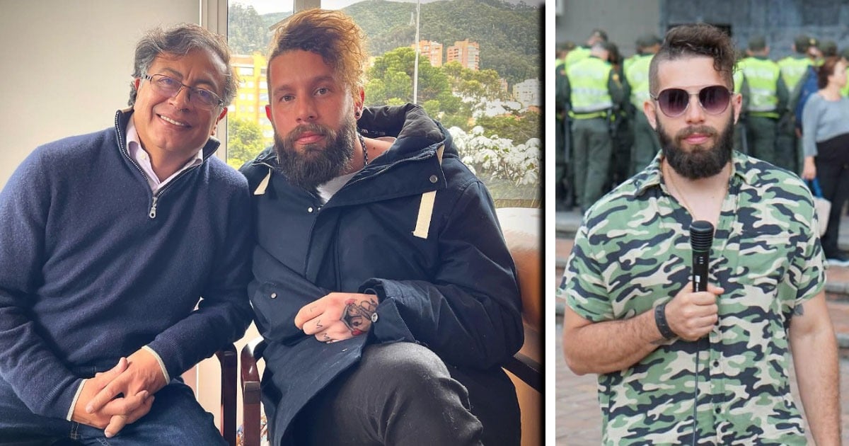 Levy Rincon, el barra brava al que Petro le aplaude cada grosería