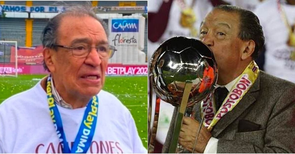 Luto en fútbol colombiano: el Deportes Tolima se despide de su eterno presidente Gabriel Camargo