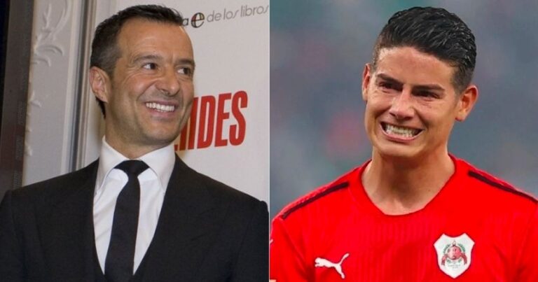  - Jorge Mendes a punto de hacer el milagro: James está cerca de regresar a la élite del fútbol mundial