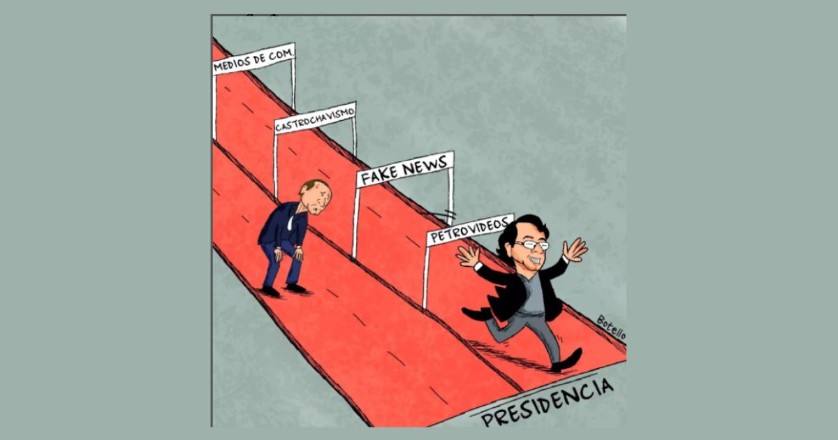 Caricatura: Ni el castrochavismo le impidió llegar a la presidencia