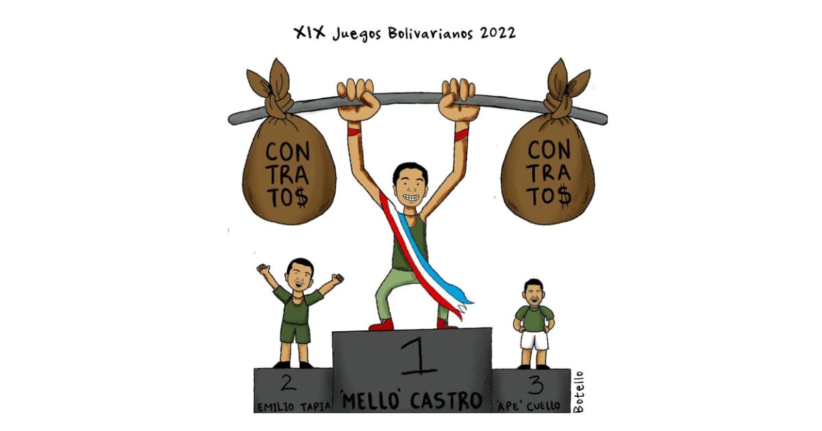 Caricatura: XIX Juegos Bolivarianos 2022
