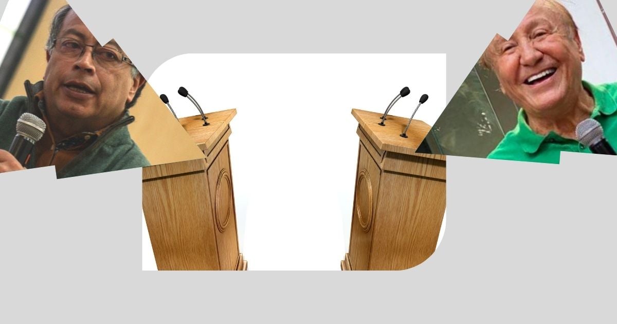 El no debate que se popularizó en la segunda vuelta electoral