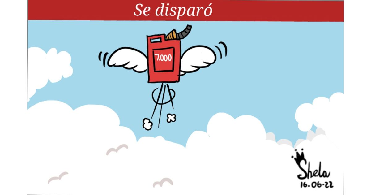 Caricatura: Se disparó