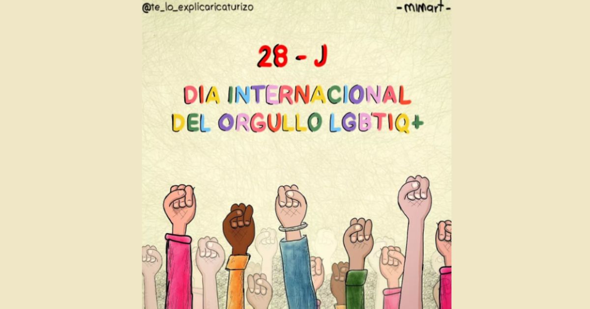 Caricatura: Día Internacional del Orgullo LGBTIQ+
