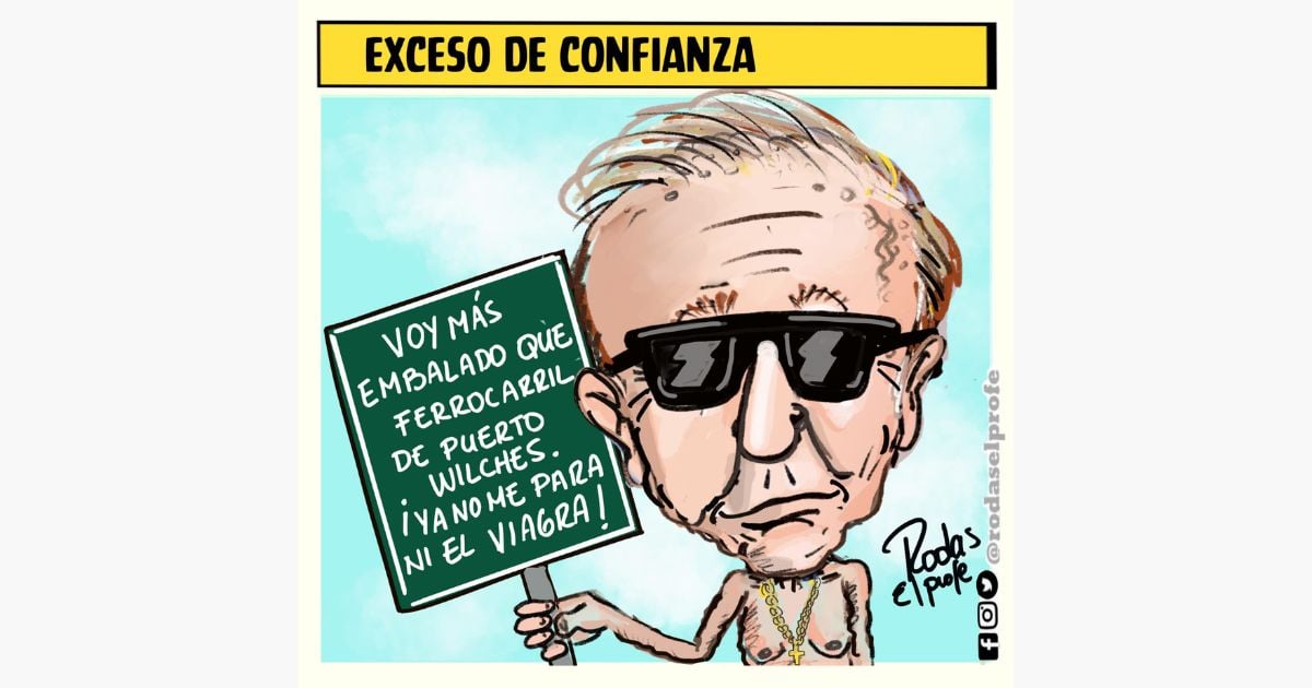 Caricatura: Exceso de confianza