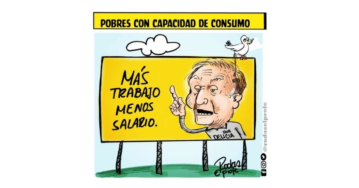 Caricatura: Pobres con capacidad de consumo
