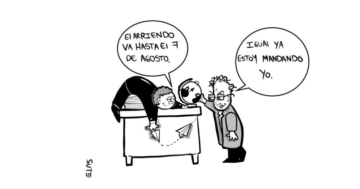 Caricatura: El arriendo va hasta el 7 de agosto