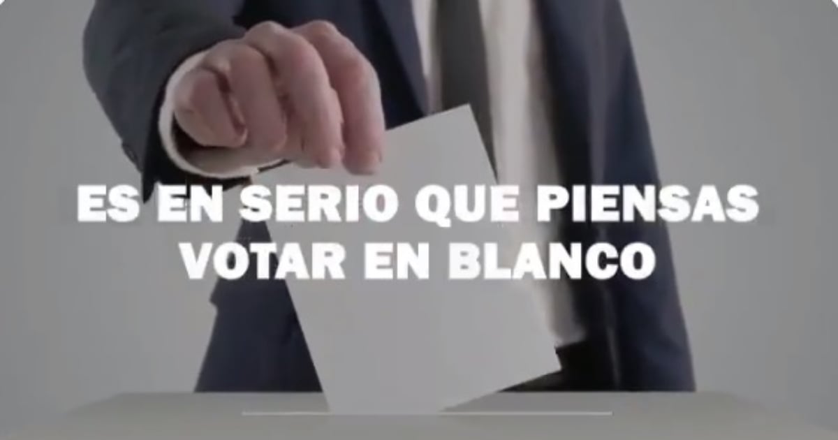 Dura cuña en contra del voto en blanco circula full en Antioquia