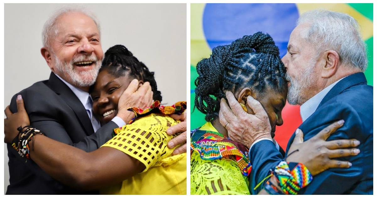El beso de bendición de Lula a Francia Márquez en Brasil