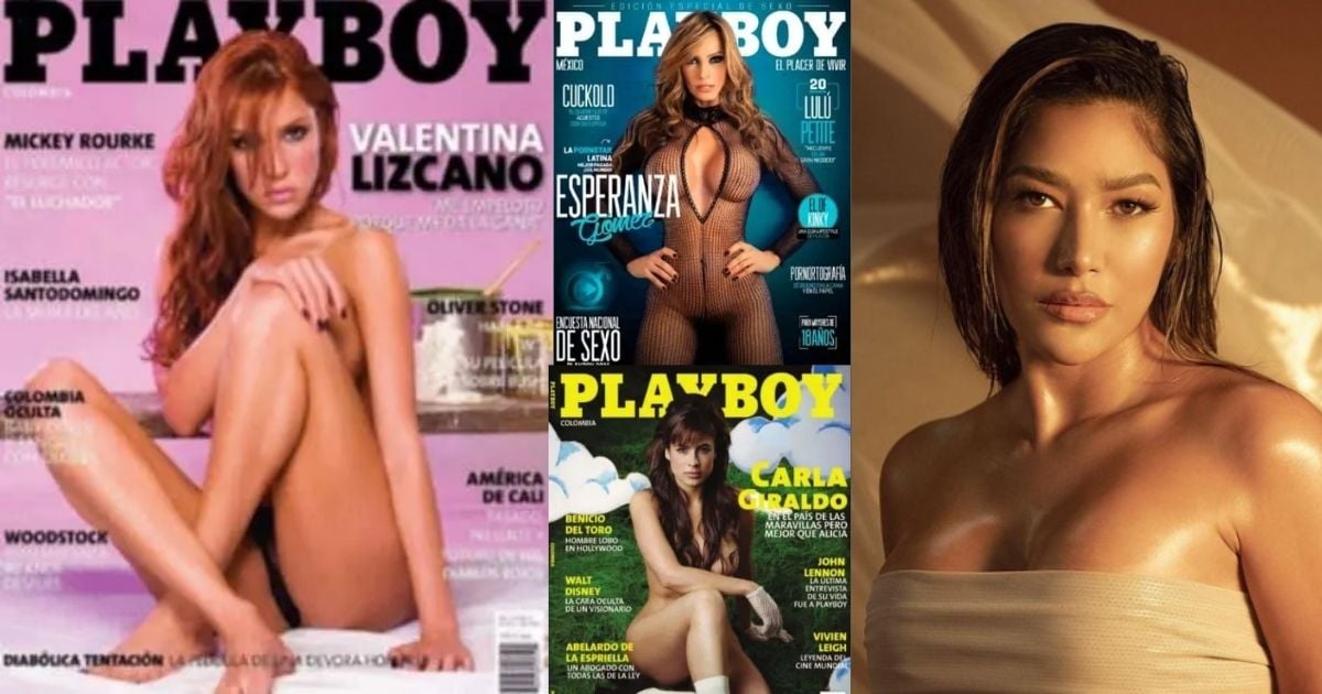 Las colombianas que se montaron en la portada de Playboy