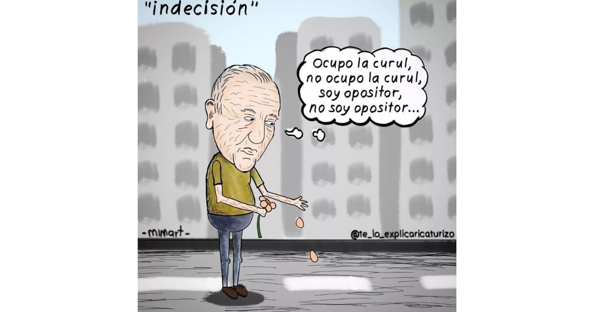 Caricatura: Indecisión